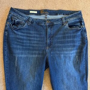 Kut from the Kloth Women's Blue Jeans Katy Boyfriend